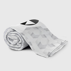 Плед флисовый Fallout white poly, цвет: 3D-велсофт — фото 2