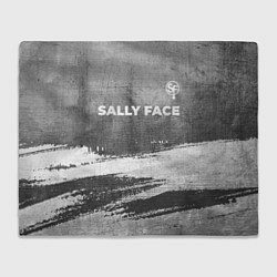 Плед Sally Face - grey gradient посередине