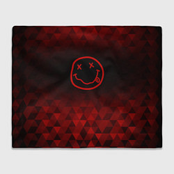 Плед флисовый Nirvana red poly, цвет: 3D-велсофт