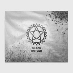 Плед флисовый Black Butler - white gradient, цвет: 3D-велсофт