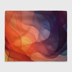 Плед флисовый Летящая вуаль, цвет: 3D-велсофт