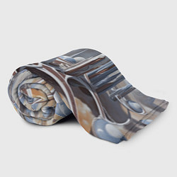 Плед флисовый Город на другой планете, цвет: 3D-велсофт — фото 2