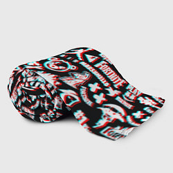 Плед флисовый Fortnite glitch game, цвет: 3D-велсофт — фото 2