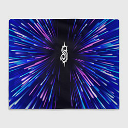 Плед флисовый Slipknot neon energy, цвет: 3D-велсофт