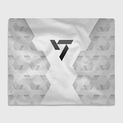 Плед флисовый Seventeen white poly, цвет: 3D-велсофт