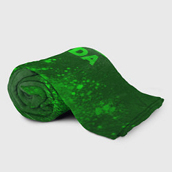 Плед флисовый Zelda - green gradient посередине, цвет: 3D-велсофт — фото 2