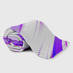 Плед флисовый Color white pink, цвет: 3D-велсофт — фото 2