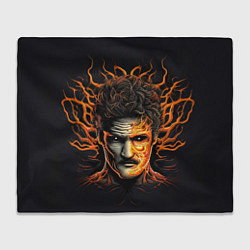 Плед флисовый The last of us - зараженный Джоел, цвет: 3D-велсофт