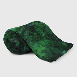 Плед флисовый Абстракция - emerald rock, цвет: 3D-велсофт — фото 2