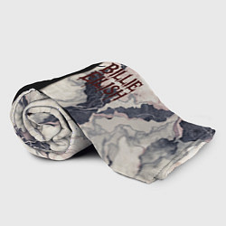 Плед флисовый Билли Айлиш в стиле готики, цвет: 3D-велсофт — фото 2