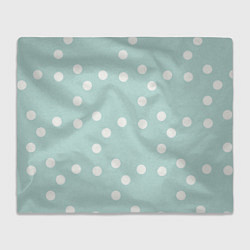 Плед флисовый Снежная морская пена, цвет: 3D-велсофт