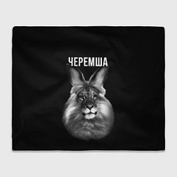 Плед флисовый Черемша мем, цвет: 3D-велсофт