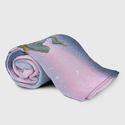 Плед флисовый Lana Del Rey прыгает в платье, цвет: 3D-велсофт — фото 2