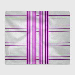 Плед флисовый Neon pink, цвет: 3D-велсофт