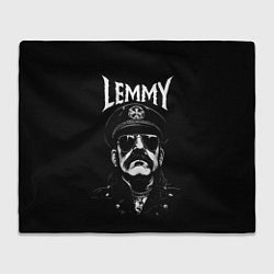 Плед флисовый Motorhead - lemmy, цвет: 3D-велсофт