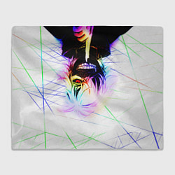 Плед флисовый Аниме Токийский Гуль Канеки Кен, цвет: 3D-велсофт