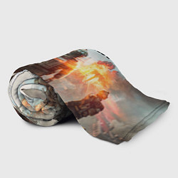 Плед флисовый Солдаты из Battlefield 6, цвет: 3D-велсофт — фото 2