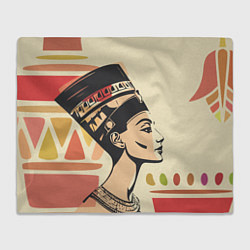 Плед флисовый Нефертити, цвет: 3D-велсофт