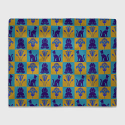 Плед флисовый Символы Египта, цвет: 3D-велсофт