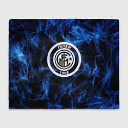Плед флисовый Inter smoke neon, цвет: 3D-велсофт