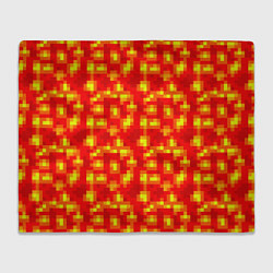 Плед флисовый Текстура лавы, цвет: 3D-велсофт