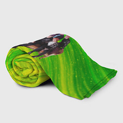 Плед флисовый BTS сидят на диване, цвет: 3D-велсофт — фото 2