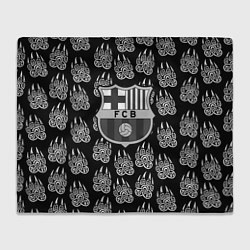 Плед флисовый Barcelona лапы лес, цвет: 3D-велсофт