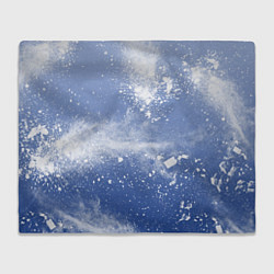 Плед флисовый Снежки попали в тебя, цвет: 3D-велсофт