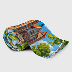 Плед флисовый Великолепие Мирского замка, цвет: 3D-велсофт — фото 2