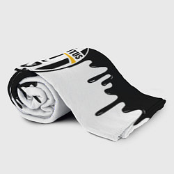 Плед флисовый Ювентус капли текстура, цвет: 3D-велсофт — фото 2