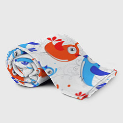 Плед флисовый Птички, цвет: 3D-велсофт — фото 2