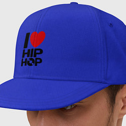 Кепка-снепбек I love Hip Hop, цвет: синий