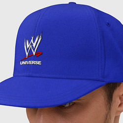 Кепка-снепбек WWE universe, цвет: синий