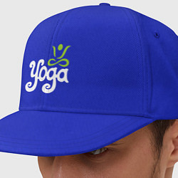 Кепка-снепбек Yoga, цвет: синий