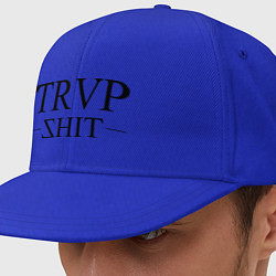 Кепка-снепбек Trap Shit цвета синий — фото 1