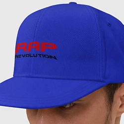 Кепка-снепбек Rap revolution, цвет: синий