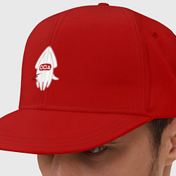 Кепка-снепбек Bloody Squid, цвет: красный