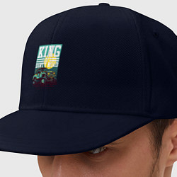 Кепка-снепбек Авто король бездорожья, цвет: тёмно-синий