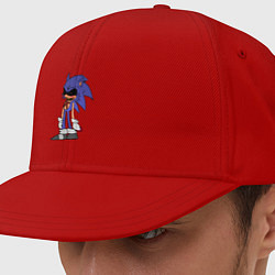 Кепка-снепбек Sonic Exe Sketch Hedgehog, цвет: красный