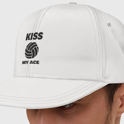 Кепка-снепбек Volleyball - Kiss My Ace, цвет: белый
