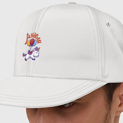 Кепка-снепбек Ангелин единорожка, цвет: белый