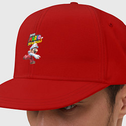 Кепка-снепбек Super Mario 3D World Video game Nintendo, цвет: красный