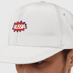 Кепка-снепбек Russian Boom, цвет: белый