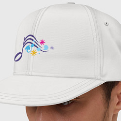 Кепка-снепбек FreeDom On-Line World без надписи, цвет: белый