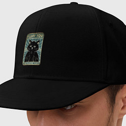 Кепка-снепбек Fluff you You fluffing fluff Meme, цвет: черный