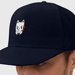 Кепка снепбек Кот игроман The cat is a gambler