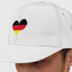 Кепка-снепбек Сердце - Германия, цвет: белый