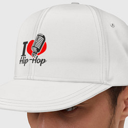 Кепка-снепбек Love Hip Hop, цвет: белый