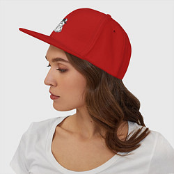 Кепка-снепбек Кролик в шляпе, цвет: красный — фото 2