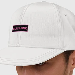 Кепка-снепбек Логотип Блек Пинк, цвет: белый